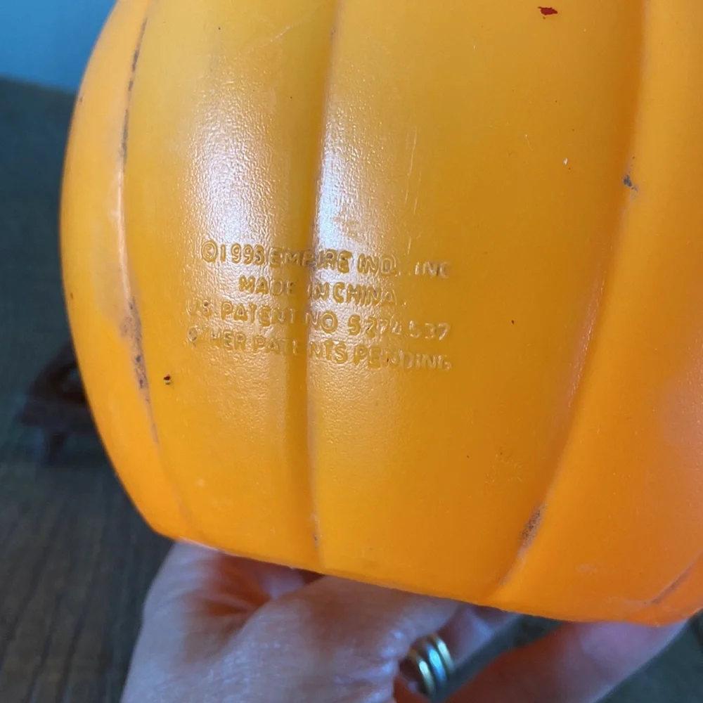 Empire Halloween Pumpkin Vintage 1995 🎃 Plastic Mold